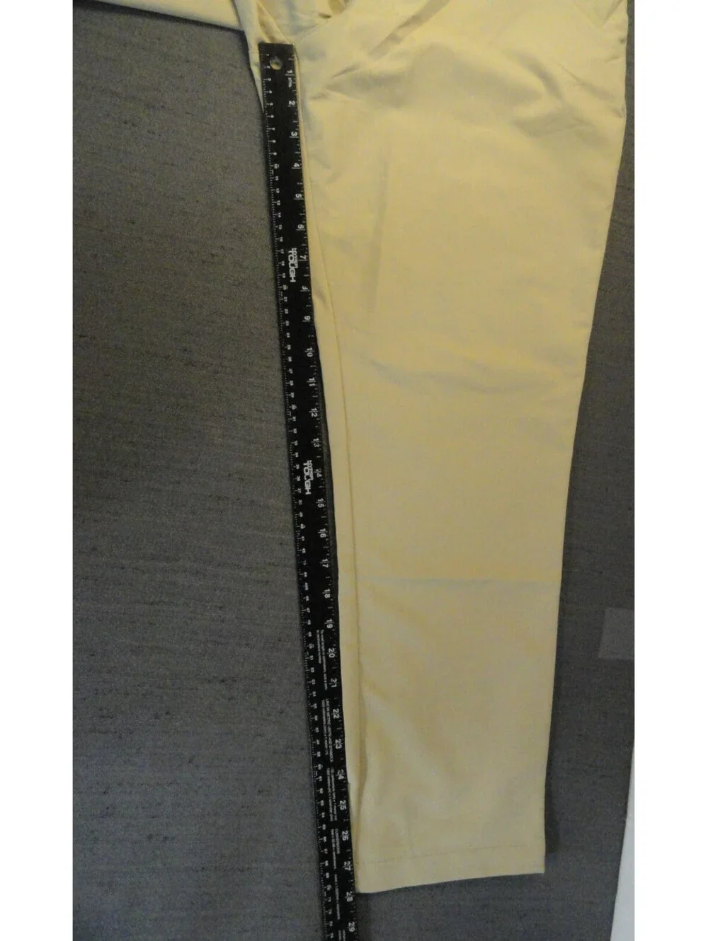 DESIGNER BANANA REPUBLIC KHAKI TAN 100% POLYESTER PANTS MENS 37x28